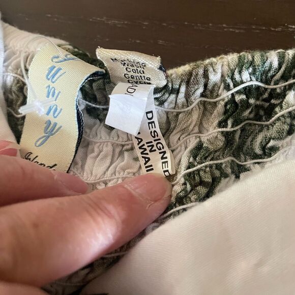 2 Vintage Girls Rayon Hawaiian Dresses Sunny and Paradise Made in the USA - Picture 4 of 16